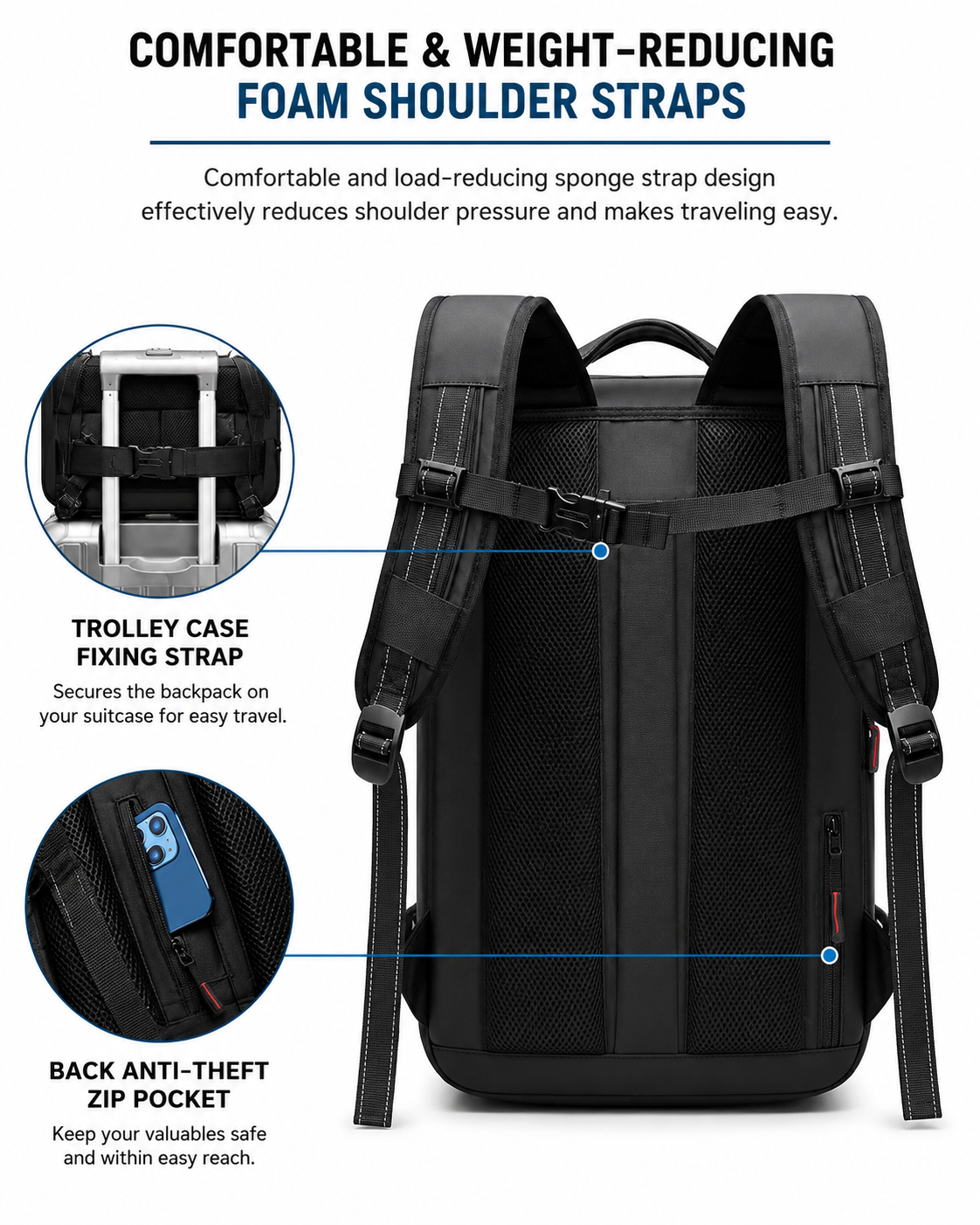 Vacuum Compression Large-capacity Backpack
