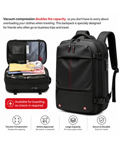 Vacuum Compression Large-capacity Backpack
