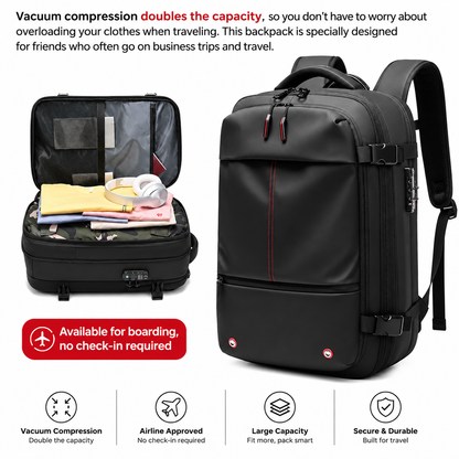 Vacuum Compression Large-capacity Backpack